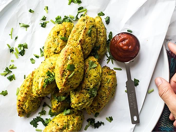 Pastéis de bacalhau fit